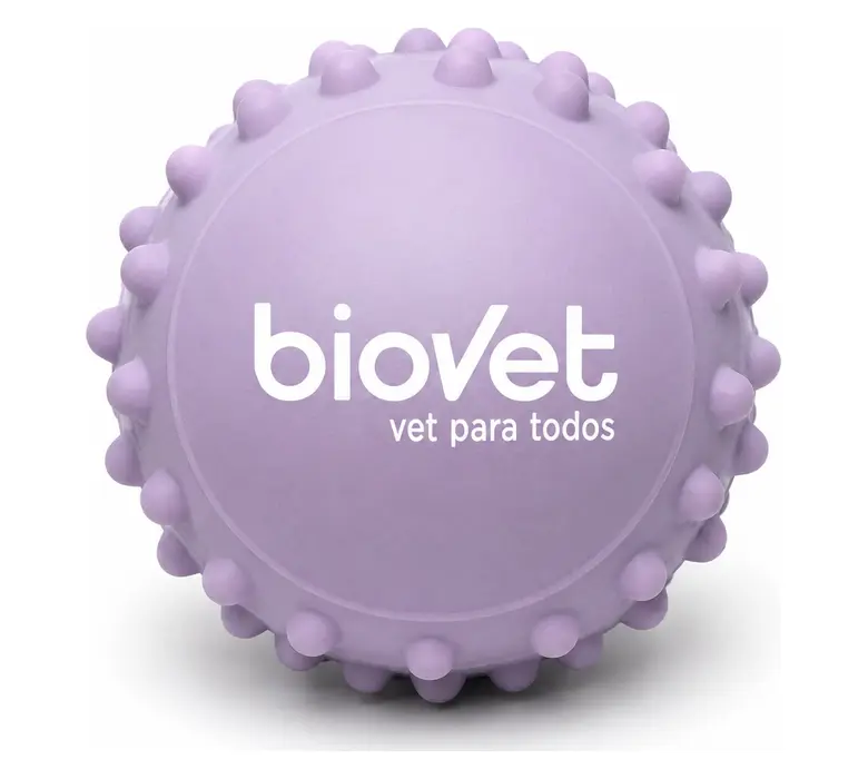 Bolinha cravo personalizada produzido pela KB para Biovet