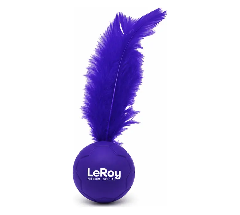 Cat ball com pena produzido pela KB para LeRoy